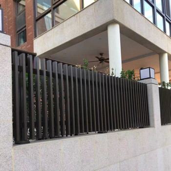 凉亭庭院焊接栏杆花园铁艺栅栏 护栏大门来 门来图定制【图片 价格