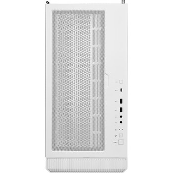微星（MSI）刀锋100R白色玻璃侧透机箱支持ATX主板(显卡竖装/360冷排/3把ARGB风扇/前置Type-C/ARGB控制器）