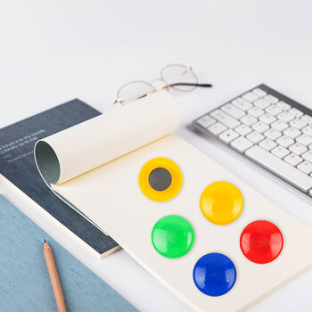 得印磁扣磁力贴8734磁铁贴吸铁石贴片磁钉磁贴白板磁铁磁扣钉冰箱磁力扣吸铁石48粒28mm/盒