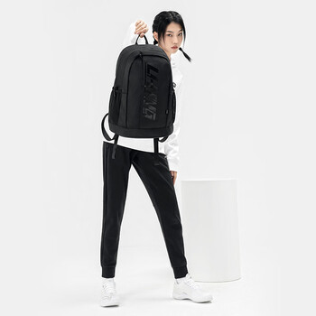 李宁乒乓球双肩包男女休闲时尚外出书包电脑包轻便多功能运动背包