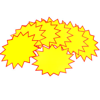 【全网低价】信发 TRNFA 空白款 50张加大号爆炸贴/超市商品加厚标价签 POP广告纸活动价格牌/价标签