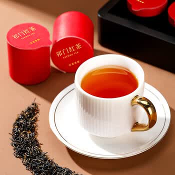 七春正宗祁门红茶香螺 安徽茗茶小罐装茶叶伴手礼盒送长辈领导200g