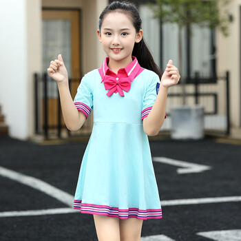 叶罗丽公主裙王默的衣服装儿童裙子女童夏夜萝莉的衣服连衣裙校服春