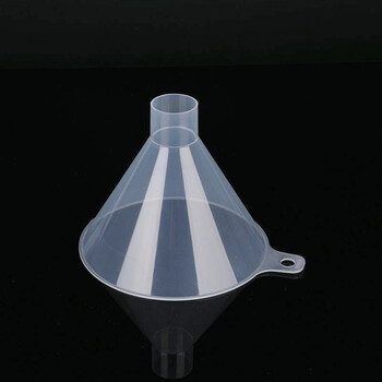 冰禹 BYA-150 PP塑料加大口径漏斗 大异形塑加粉剂漏斗粉末颗粒分装漏斗小漏斗 细口 直径100mm