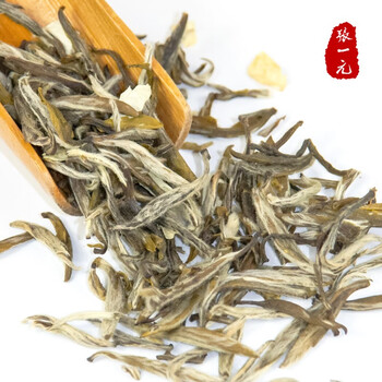 张一元茶叶茉莉花茶特种茉莉雪针九次窨制浓香花茶罐装100g