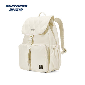 斯凯奇男女同款双肩背包大容量多口袋轻便时尚耐用新潮L424U011
