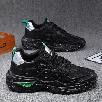 保罗骆驼男鞋春秋2021年新款休闲运动鞋男冬款百搭轻便老爹跑步鞋子男