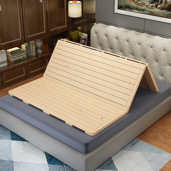 喜视美 实木床垫 松木折叠硬床垫 床宽边折叠床板 实木 床1.