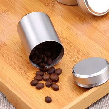 拜杰铝合金茶叶罐家用防氧化密封罐储茶罐 便携旅行罐 大号【220ml】