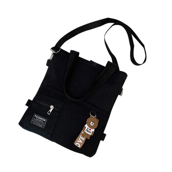 誉禾学生手提补习包儿童补习袋单双肩斜挎书包男女帆布大容量收纳书袋手拎补课包 6165黑色 誉禾学生手提补习包儿童补习袋单双肩斜挎书包男女帆布大容量收纳书袋手拎补课包 6165黑色