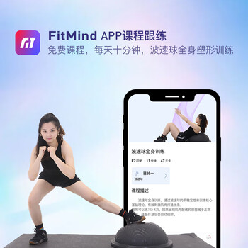 PROIRON普力艾 波速球平衡球脚踩加厚男女通用塑形健身球 黑色款含拉力绳 PROIRON普力艾 波速球平衡球脚踩加厚男女通用塑形健身球 黑色款含拉力绳