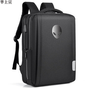 onevan官方适用于外星人电脑包戴尔防水商务大容量双肩包旗舰典雅黑色