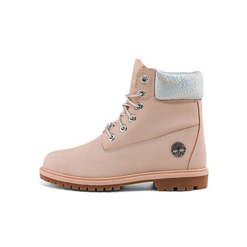 timberland添柏岚女鞋户外休闲6寸靴高帮女靴马丁靴a2qzn662粉色39