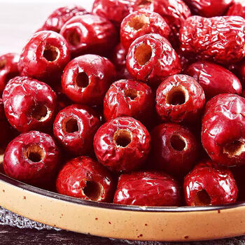 无核红枣5斤新疆去核灰枣奶枣专用大红枣空心打豆浆