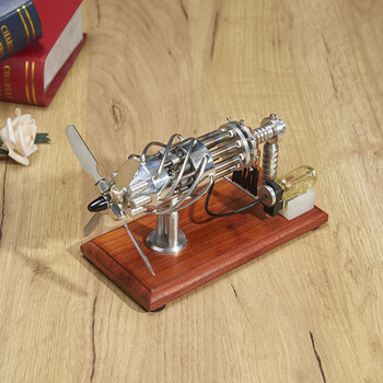 燃油发动机模型可发动斯特林迷你发动机模型微型小型燃油可发动diy斜