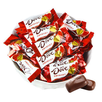 5g丝滑牛奶巧克力散装结婚婚庆喜糖家庭休闲零食品 德芙4.