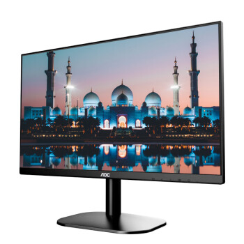 AOC 21.5英寸 VA广视角 75Hz HDR Mode  HDMI接口 低蓝光爱眼 快拆支架 办公液晶电脑显示器 22B2HN
