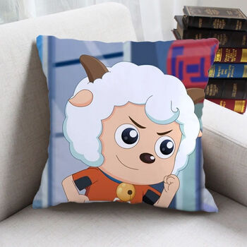 动画喜羊羊抱枕周边美羊羊灰太郎可爱女生礼物喜羊羊灰太狼公仔 ad5