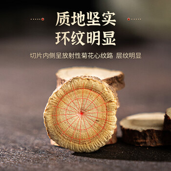 同仁堂（TRT）甘草片生苷草干片主根切片泡水泡酒煲汤食补150g/罐