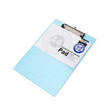 晨光（M&G）A4竖式透明款板夹写字板垫网格板试卷夹记事板颜色随机ADM94512单个装