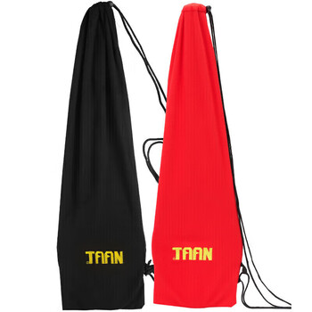 TAAN泰昂羽毛球拍套拍袋羽拍保护袋绒布收纳袋BAG911黑色1个