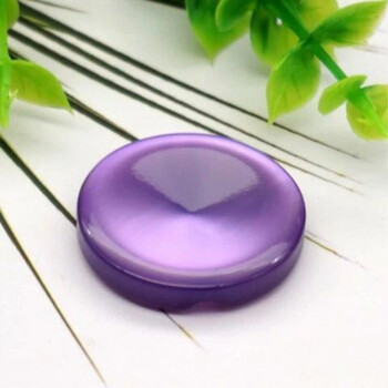 智钻-[]38毫米有机玻璃扣70年代珠光有机玻璃纽扣银灰色 浅紫色 30mm