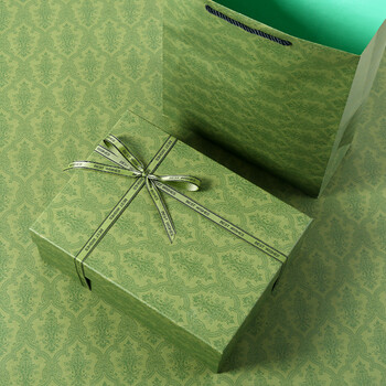 碧炅ins礼盒空盒送女友生日礼物盒大号口红化妆品礼品包装盒子绿色