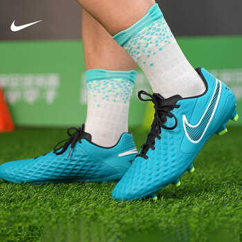 nike/耐克传奇8牛皮mg短钉低帮中端欧洲杯配色男子训练运动足球鞋at