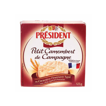 茗纤  camembert de campagne 法国总统田园金文笔奶酪干酪即食芝士