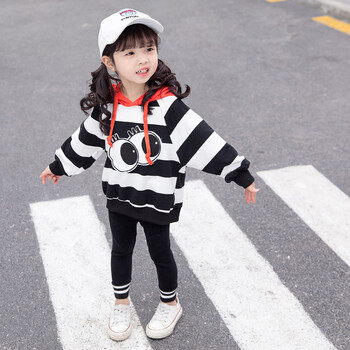 小孩子的衣服女宝宝春装套装0洋气1卫衣2女童运动两件套3岁春秋季4