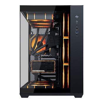 先马(SAMA)Q98黑色 游戏电脑主机海景房机箱 双面玻璃/支持ATX背插主板/双360水冷位/10风扇位/标配Type-C 先马(SAMA)Q98黑色 游戏电脑主机海景房机箱 双面玻璃/支持ATX背插主板/双360水冷位/10风扇位/标配Type-C