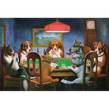 1000片不分区狗狗玩扑克001【图片 价格 品牌 报价】-京东