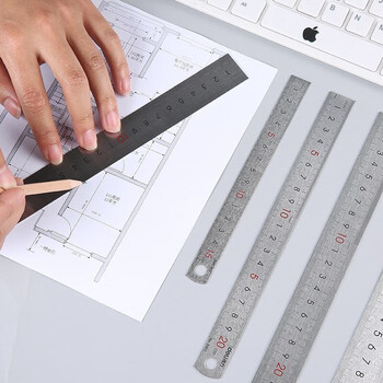 得力(deli)钢直尺8461不锈钢测量工具 木工用 绘图制图耐用15cm 得力(deli)钢直尺8461不锈钢测量工具 木工用 绘图制图耐用15cm