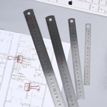 得力(deli)钢直尺8461不锈钢测量工具 木工用 绘图制图耐用15cm 得力(deli)钢直尺8461不锈钢测量工具 木工用 绘图制图耐用15cm