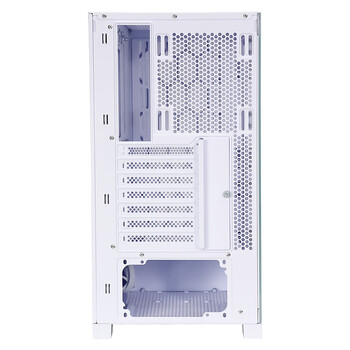 先马（SAMA）朱雀6 白色 游戏电脑主机箱 前板网孔/玻璃侧透/235mm宽体/支持背插式主板、410mm显卡、360水冷位