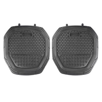 汽车防水耐磨耐脏可裁剪防滑硅胶橡胶脚踏垫主驾驶单片地垫脚垫 后排2