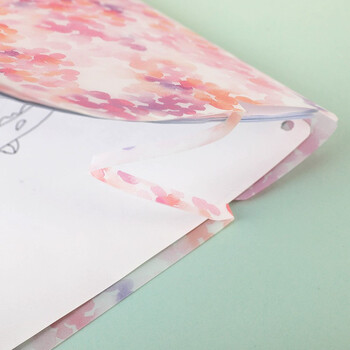 国誉(KOKUYO)A4分类文件夹水彩絮语Campus学生收纳册文件袋 黄色 WSG-FUD810Y