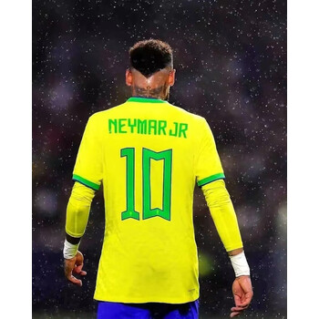 出广空新款2023巴西国家队主场客场球员球迷版球衣10号内马尔足球服