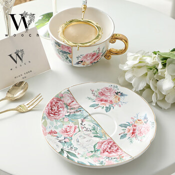 物取（WOOCH）高级轻奢咖啡杯碟新婚礼物结婚礼盒套装情侣咖啡杯水杯乔迁伴手礼