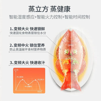 美的（Midea）233A微波炉蒸烤箱一体家用特价智能小型平板杀菌变频光波炉