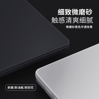 ESCASE MacBook Pro保护壳14英寸保护套21/23款M1M3芯片14.2”苹果笔记本电脑套外壳A2442/A2918/A2992魅力黑