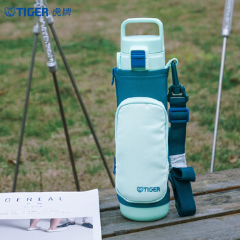 虎牌（TIGER）保温保冷杯户外便携直饮盖水杯MTT-B80C-GM薄荷绿800ml