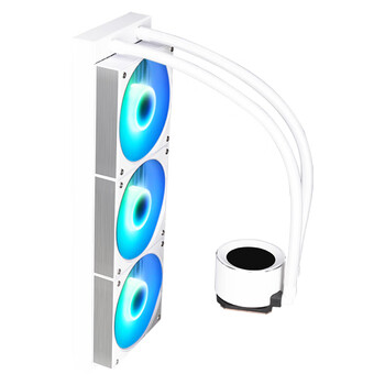 先马（SAMA）XW360DW（标配风扇）一体式机箱水冷散热器白色 自定义IPS屏/ARGB幻彩风扇/高性能冷排/漏液赔付