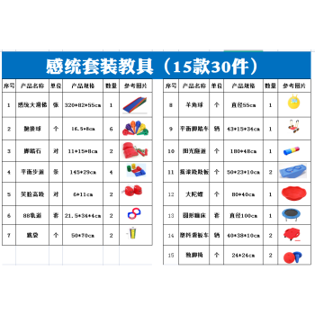 感统训练器材儿童全套早教幼儿组合玩具室内体能运动感统教具家用 15