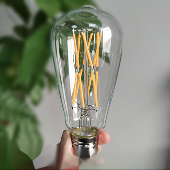 科勒京led灯泡e27大螺口龙珠泡复古st64仿钨丝灯护眼黄光节能16瓦4wst