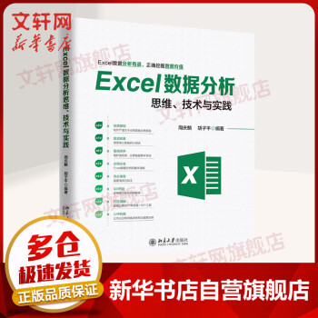 Excel数据分析思维 技术与实践 计算机应用基础 数据分析 word excel教程书籍 办公软件教程 excel教程书籍表格制作