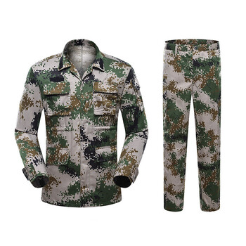 丛林夏季作训服 学生军训户外拓展训练教官服 军迷工作服新式 07迷彩