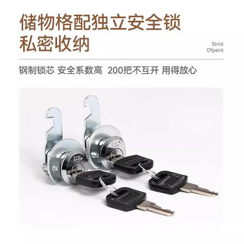 海艾珈更衣柜员工柜木制柜子储物柜带锁健身房瑜伽馆浴室寄存柜八门衣柜