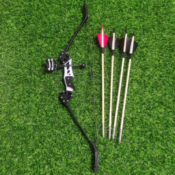 董小沐(dongxiaomu)迷你微型小弩玩具户外反曲弓箭复合射箭滑轮射