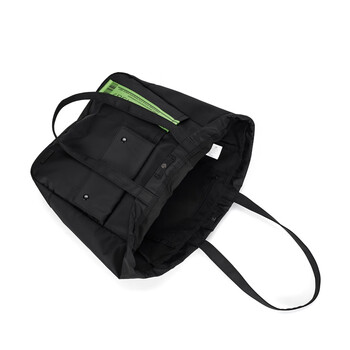 特步情侣拎包手提包户外时尚百搭休闲包大容量 黑 均码 